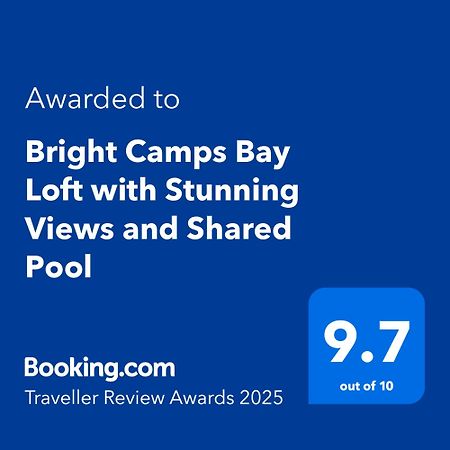 ケープタウンBright Camps Bay Loft With Stunning Views And Shared Poolアパートメント エクステリア 写真